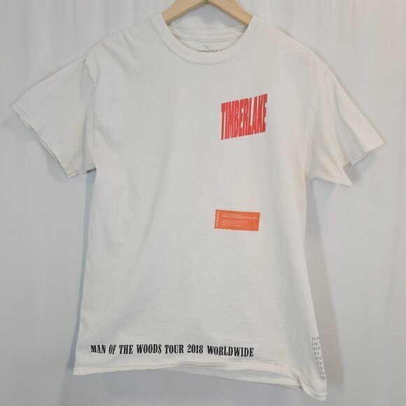Justin Timberlake Tour 2018 Man of the Woods Tee Size Medium - Picture 1 of 14